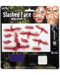 Slashed Face Makeup Kit