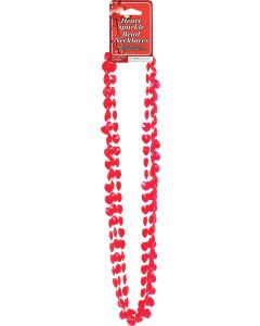 16" Red Heart Bead Necklace Set - 3 Strands