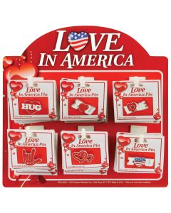 Pin-On Love In America