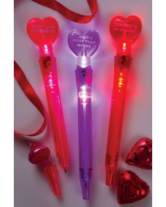 Lite-Up Heart Pens