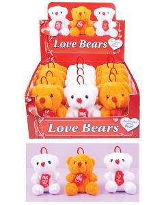 3" Love Bears with Ties Assortment
