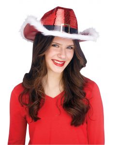 Disco Sequin Fedora - Adult