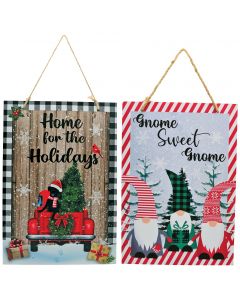 Winter Small Wood Sign Assortment