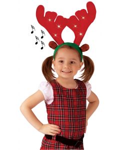 Music/Lite Up Reindeer Antlers