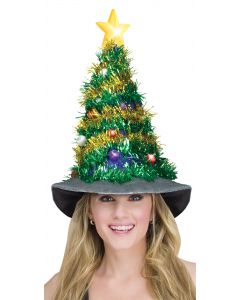 Light Up Christmas Tree Hat