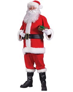 Flannel Santa Suit - Adult