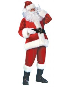 Deluxe Velour Santa Suit - Plus