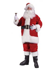 Regency Plush Red Santa Suit - Adult