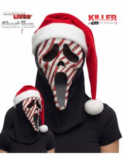 CC Ghost Face® Bling Candy Cane Mask