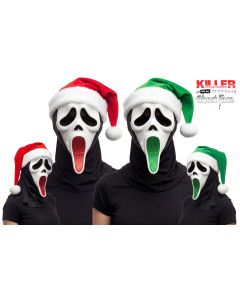 CC Ghost Face® Glitter Santa Mask Assortment
