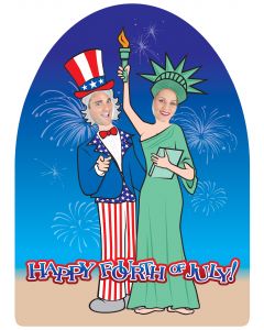 4th Of July Standee w/Cut Out