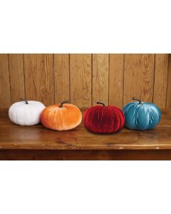 Stuffed 7” Velour Pumpkin Assortment