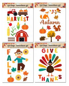 Harvest Window Gel Cling Assortment 