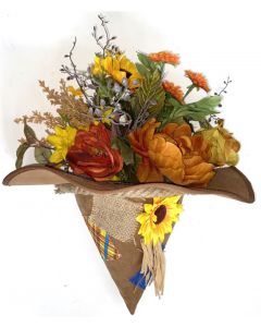 Hanging Hat Bouquet Holder