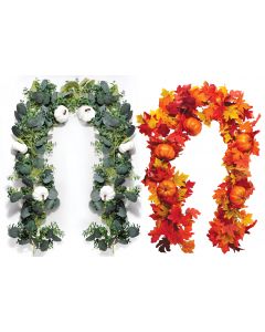 6 Foot Autumn Garland Assortment