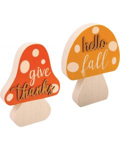 Tabletop Autumn Mushroom Assortment