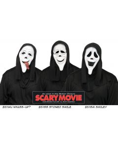 Scary Movie Mask with Shroud Assortment