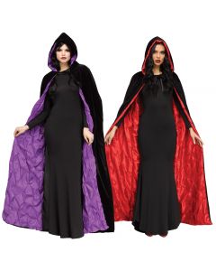 68” Hooded Coffin Cape Assortment - Adult