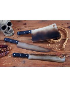 15” Rusty Butcher Knife Assortment