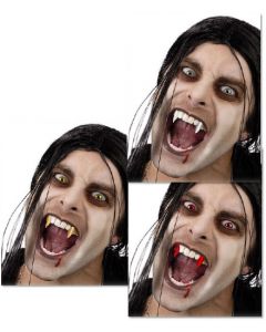 Retractable Metallic Vampire Teeth Assortment