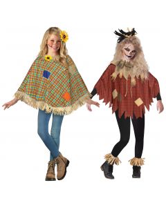 Scarecrow Poncho Assortment - Child