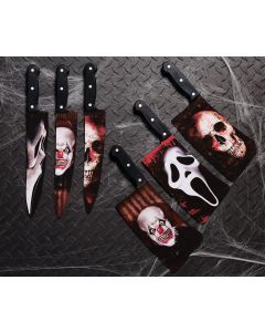 15.25" Graphic Blade Knife Assortment 