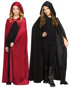 Hooded Velour Cape Assortment - Child