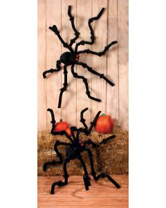 8 Foot LU Plush Black Spider