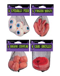 Body Parts Assortment in Mesh Bag