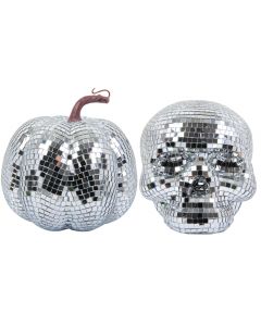 Pumpkin and Skull BLING Décor Assortment