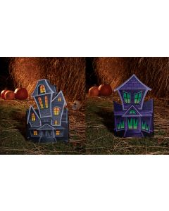 22" Folding Haunted House Decor Assortment