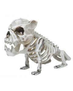 13" Skele-Bull Dog Decor