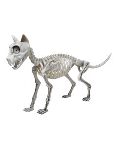 20" Skele-Cat Decor