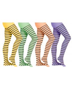 Adult Stripe Pantyhose Assortment