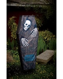 5' Skeleton Hanging Coffin  