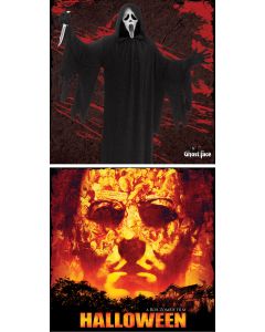 5 Foot Licensed Halloween Backdrop Assortment