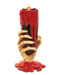 5.75" LU Skeleton Hand Candle 