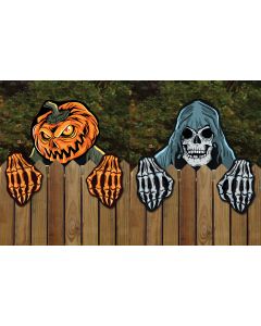 Fence Faces Decor Assortment