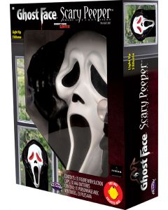 12" Ghost Face® Light Up Scary Peeper - Try Me!