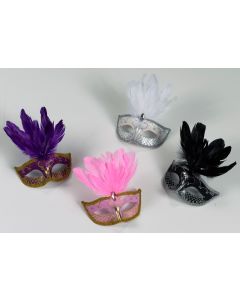 Carnival Mask - Feather Assortment