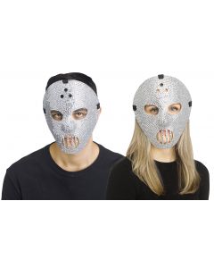 Rhinestone Hockey Mask