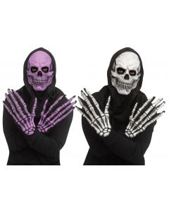 Skull Mask and Glove Set Assortment
