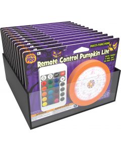 Deluxe Remote Pumpkin Light PDQ