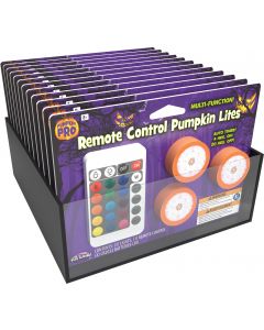 Remote Control 3 Pumpkin Lights Set PDQ