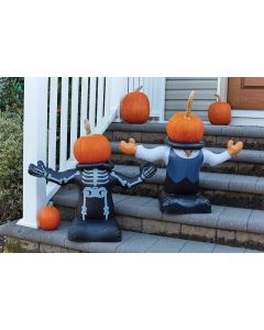 16.5" Inflatable Pumpkin Stand Assortment 