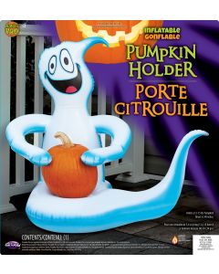 34" Inflatable Ghost Pumpkin Holder  