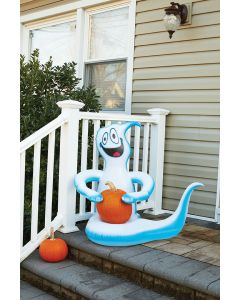 34" Inflatable Ghost Pumpkin Holder  