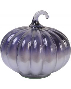 6.75" HH Ombré Pearl Glass Pumpkin