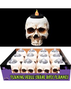 3.5" Skull Tea Lights PDQ 