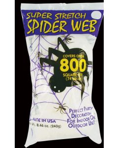 Super Stretch™ White Spider Web